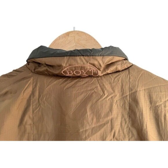 Boyt Harness Mens Sz XL THERMOLITE Insulated Packable Brown Nylon Jacket - Picture 4 of 10